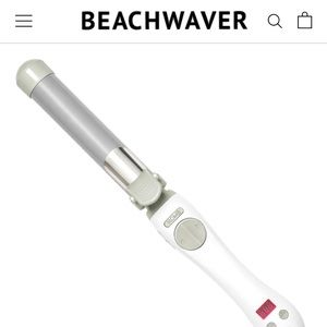 Beachwaver® S1.25 Dual Voltage White Rotating Curling Iron